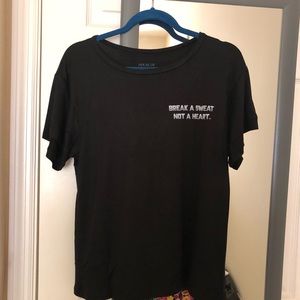 break a sweat, not a heart tee